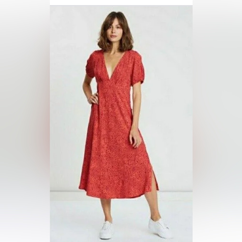 Free People Looking for Love midi dress